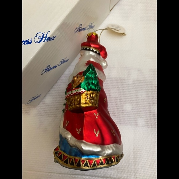 6407 Princess House Handblown Ornament “Santa” NIB - Picture 4 of 7